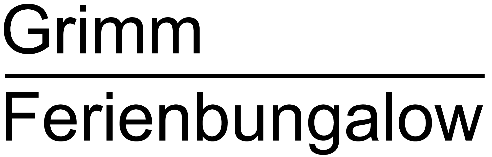 Ferienbungalow Grimm Logo